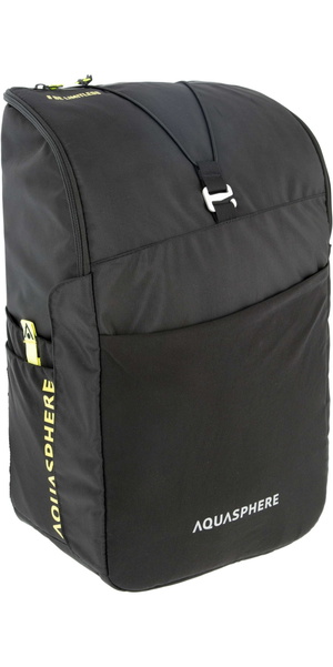 2025 Aquasphere 35L Transistion Backpack BA2000171 - Black / Bright Yellow